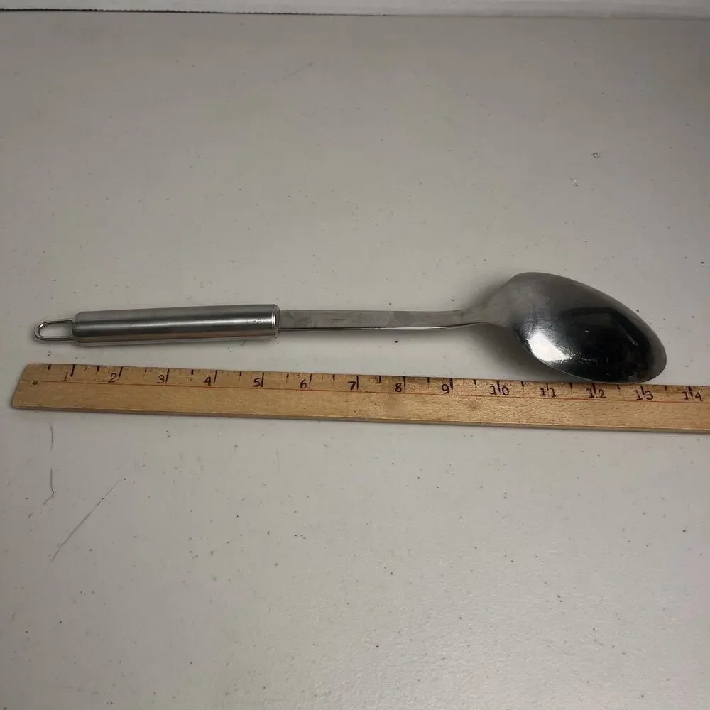 INOX Rostfrei Italy Serving Spoon Stainless Steel 18/8 About 13